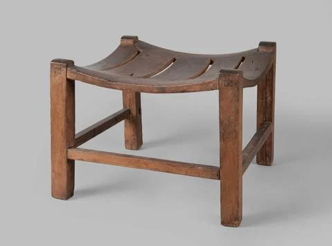 RECORD DATE NOT STATED  Stool; around 1550 1295 BC ; New PALouvr (Paris) -... Stock Photos