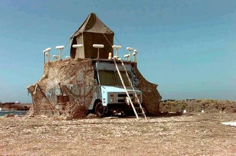 RECORD DATE NOT STATED Straight on shot of a Variable Omni Range, Meteorol... Stock-Fotos