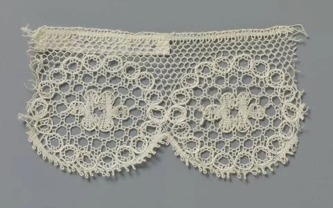 RECORD DATE NOT STATED  Strip bobbin with connected circles with a rosette... Stock Photos
