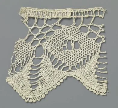 RECORD DATE NOT STATED  Strip of bobbin with diamond and fan -shaped scale... Stock Photos