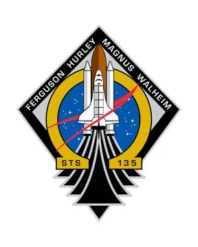RECORD DATE NOT STATED  STS135-S-001 (27 Jan. 2011) --- The STS-135 patch ... Stock Photos