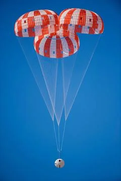 RECORD DATE NOT STATED  A successful Orion parachute test takes place at U... Stock Photos