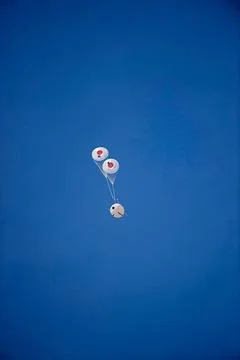 RECORD DATE NOT STATED  A successful Orion parachute test takes place at U... Stock Photos