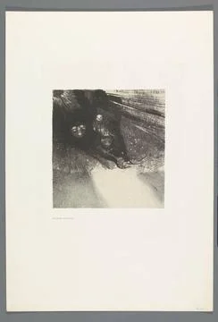RECORD DATE NOT STATED  Such hideous larvae, Odilon Redon, 1896 print Larv... Stock Photos