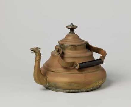 RECORD DATE NOT STATED  Tea boiler with spout ending in a animal head, ano... Stock Photos