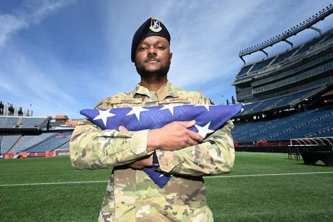 RECORD DATE NOT STATED Tech. Sgt. James Davis, 66th Security Forces Squadr... Stock Photos