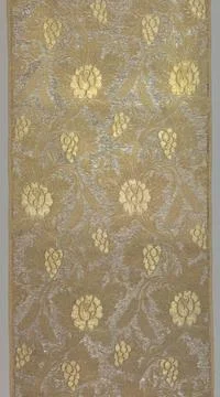 RECORD DATE NOT STATED Textile (Russia); silk, metallic thread Copyright: ... Stock Photos