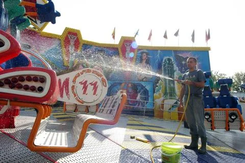 RECORD DATE NOT STATED a Theme park for amusement lfun eisure and entertai... Stock Photos