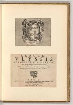 RECORD DATE NOT STATED  Theodor van Thulden (Engraver) Titelblatt, errors ... 스톡 사진