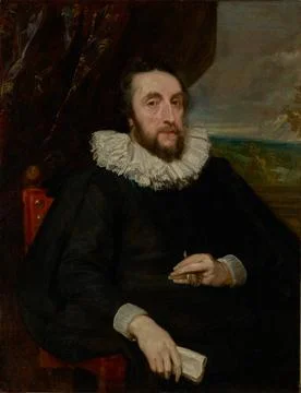 RECORD DATE NOT STATED Thomas Howard, 2nd Earl of Arundel. Anthony van Dyc... Stock Photos