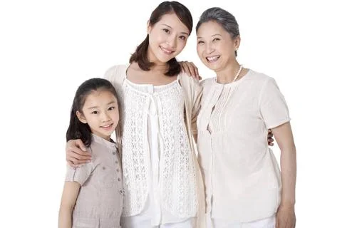 RECORD DATE NOT STATED Three generation of Chinese women Beijing China Cop... Stock Photos