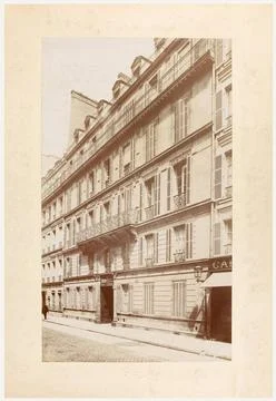 RECORD DATE NOT STATED  Thuillier, F. Building facade with Balcon, Paris .... Photos