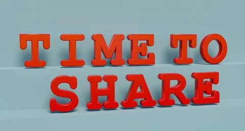 RECORD DATE NOT STATED  Time to share, web banner and sign. text banner G0... Fotos Stock