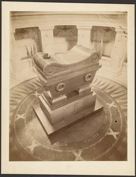 RECORD DATE NOT STATED  Tomb of Napoleon Bonaparte. Unknown, photographer ... 写真素材