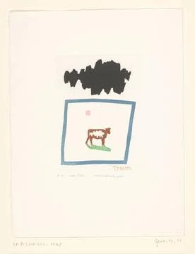 RECORD DATE NOT STATED  Traum, Harrie A. Gerritz, 1980 print Black cloud a... Stock Photos