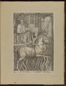 RECORD DATE NOT STATED  Triumph of Emperor Marcus Aurelius, Nicolas Beatri... Stock Photos