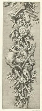 RECORD DATE NOT STATED  Trophy with arrow cooker and arrows, 1675 - 1700 p... Stock Photos