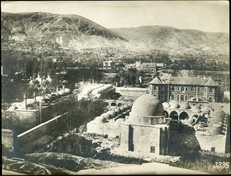 RECORD DATE NOT STATED Turkey in the world war. View of Damascus Copyright... Stock Photos