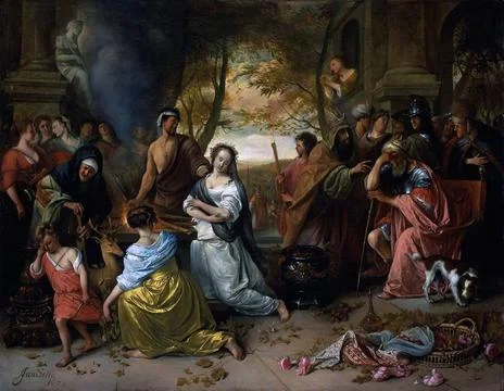 RECORD DATE NOT STATED Turkey/ Greece: The Sacrifice of Iphigenia a 1671. Stock-Fotos