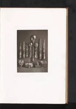 RECORD DATE NOT STATED  Twelve silver objects from the Polish royal family... Stock Photos