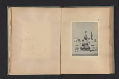 RECORD DATE NOT STATED  Twelve Egyptian objects, including a bronze sculpt... Stock Photos