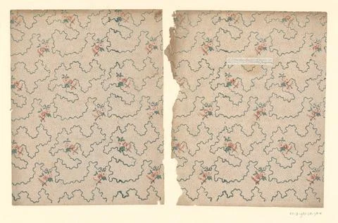 RECORD DATE NOT STATED  Two blades with flower straw pattern on a point st... Stock Photos