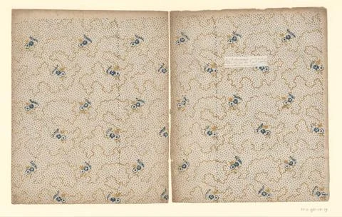 RECORD DATE NOT STATED  Two blades with flower straw pattern on a point st... Stock Photos