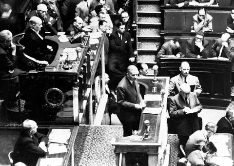 RECORD DATE NOT STATED Uncaptioned. Photographs of Marshall Plan Programs,... 写真素材