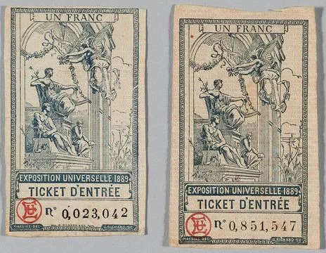 RECORD DATE NOT STATED  Universal Exhibition, Paris, 1889, Universal Exhib... Stock Photos