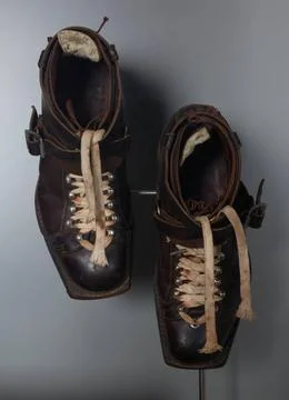 RECORD DATE NOT STATED  Unknown, ski shoe that belonged to Jean Moulin (at... Stock Photos