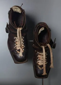 RECORD DATE NOT STATED  Unknown, ski shoe that belonged to Jean Moulin (at... Stock Photos