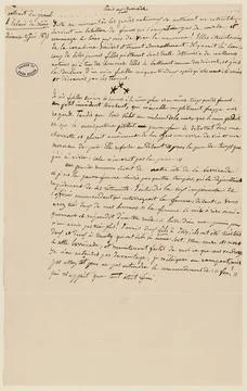RECORD DATE NOT STATED  Unknown, copy of a Paris article in Barricades, L ... 写真素材