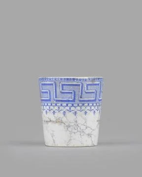 RECORD DATE NOT STATED  Unknown, goblet. Porcelain. Petit Palais, Museum o... Stock Photos