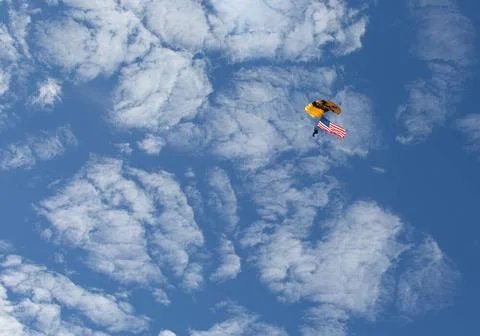 RECORD DATE NOT STATED The U.S. Army Parachute Team conducts a demonstrati... Foto stock