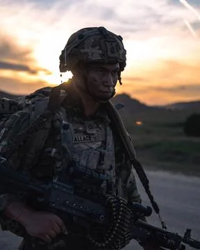 RECORD DATE NOT STATED A U.S. Army paratrooper assigned to 2nd Battalion, ... Stock Photos