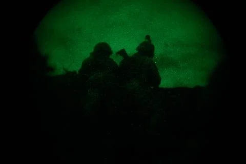 RECORD DATE NOT STATED U.S. Marines with 3d Battalion, 3d Marines conduct ... 스톡 사진