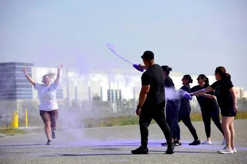 RECORD DATE NOT STATED U.S. Air Force members of the 163d Attack Wing, Cal... Stock Photos