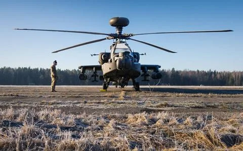 RECORD DATE NOT STATED A U.S. Army Soldier assigned to 1-3rd Attack Battal... Foto stock