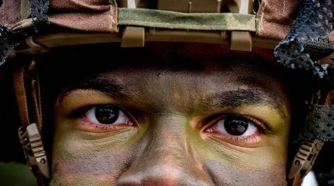 RECORD DATE NOT STATED A U.S. Army paratrooper assigned to the 173rd Airbo... Foto stock