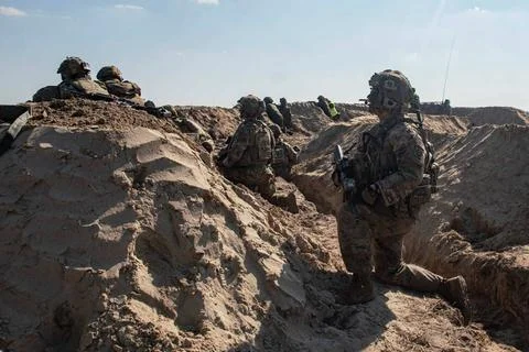 RECORD DATE NOT STATED A U.S. Paratrooper assigned to 3rd Brigade Combat T... Foto stock