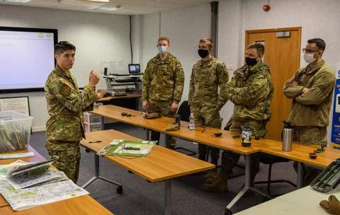 RECORD DATE NOT STATED U.S. Air Force Tech. Sgt. Mark Mitchell, 100th Oper... 写真素材