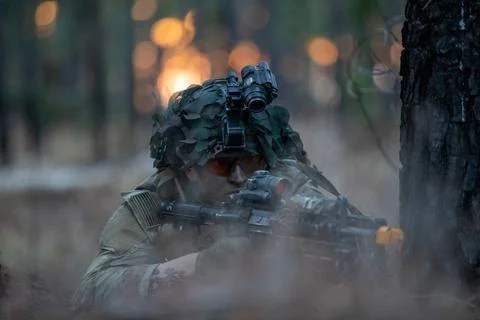 RECORD DATE NOT STATED U.S. Army Paratrooper from the 82nd Airborne Divisi... Foto stock