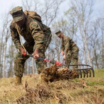 RECORD DATE NOT STATED U.S. Marine Corps Sgt. Remaccson Mark, supply admin... Stock Photos