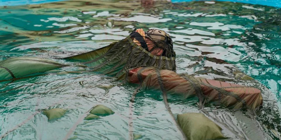 RECORD DATE NOT STATED A U.S. Marine with 3d Reconnaissance Battalion cond... Foto stock