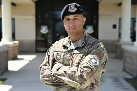 RECORD DATE NOT STATED U.S. Air Force Tech. Sgt. Urich Garcia, 45th Securi... Foto stock