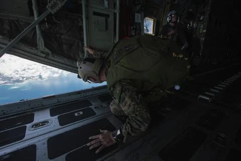RECORD DATE NOT STATED U.S. Marines with 3d Reconnaissance Battalion, 3d M... Foto stock