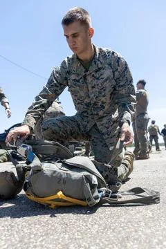 RECORD DATE NOT STATED A U.S. Marine with 2d Reconnaissance Battalion, 2d ... Stock Photos