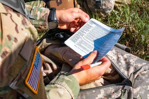 RECORD DATE NOT STATED U.S. Army Sgt. Jordon Robbins, a horizontal constru... Stock Photos