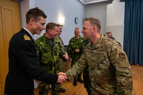 RECORD DATE NOT STATED U.S. Air Force Chief Master Sgt. Benjamin Hedden, U... 스톡 사진