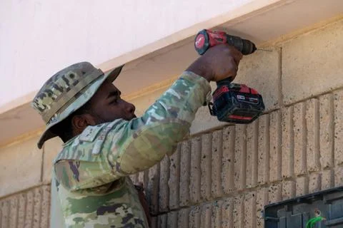 RECORD DATE NOT STATED  U.S. Air Force Airman 1st Class Imani Reed, a 386t... Foto stock